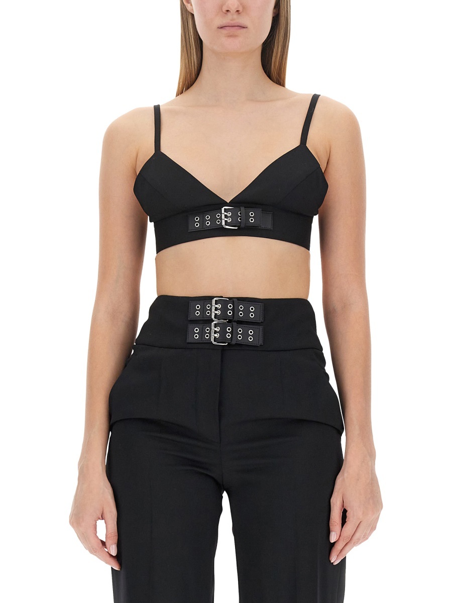 Moschino Sleeveless Blouse In Black