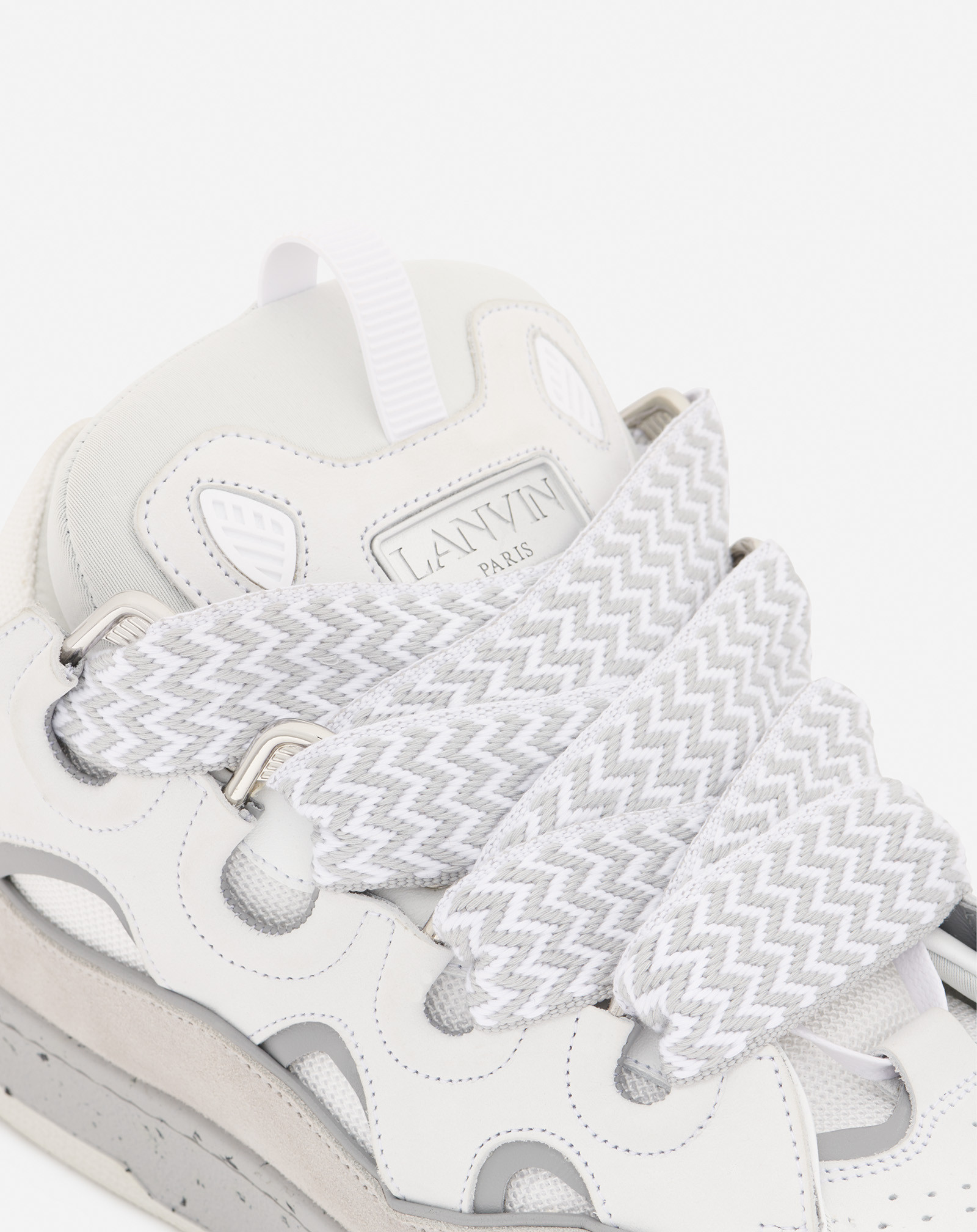 Lanvin Curb Low-top Sneakers In White