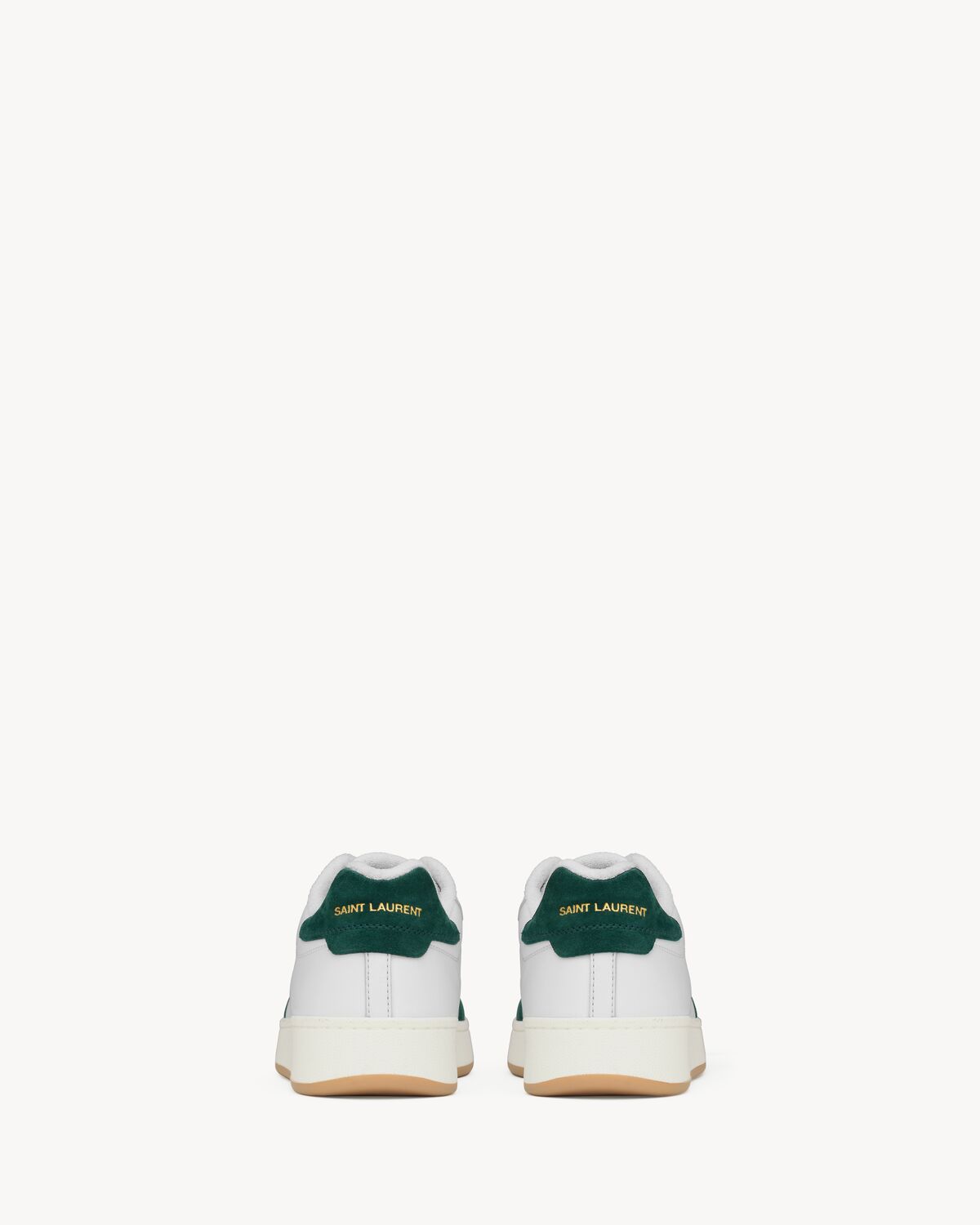 Saint Laurent Sl61 Sneakers In Smooth Leather In White