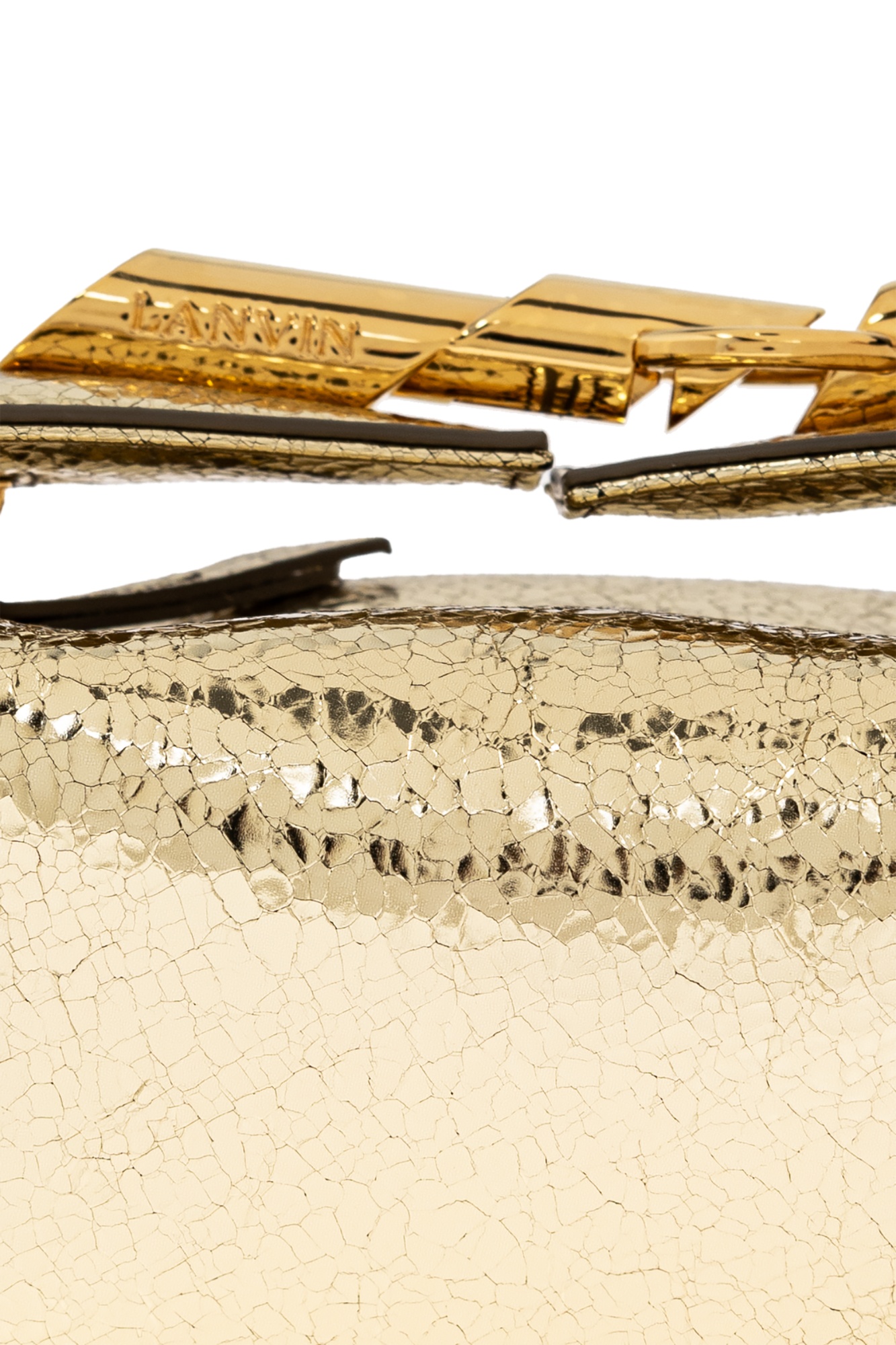 Shop Lanvin Haute Séquence Clutch Bag In Nude