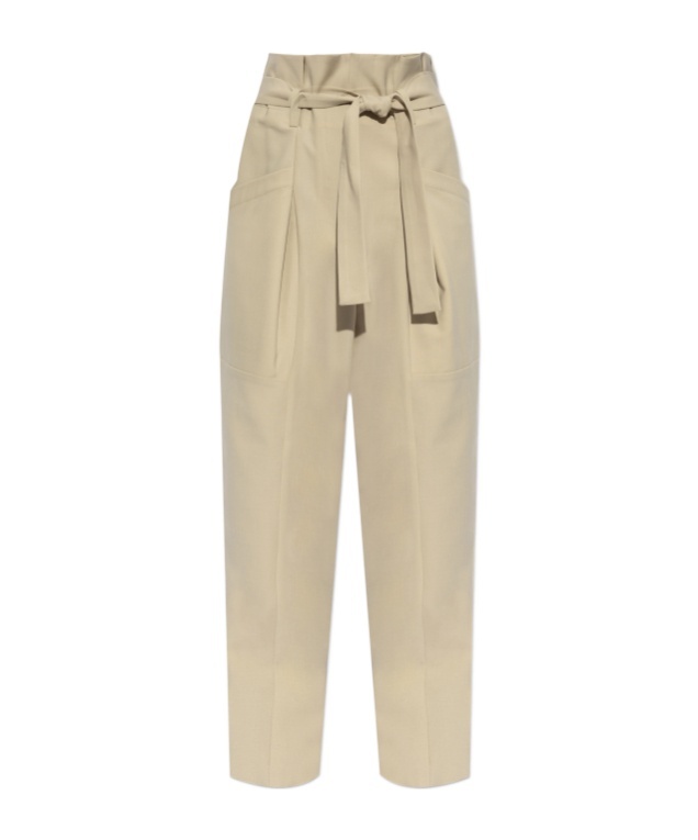 Iro Belt-loop Casual Pants In Nude