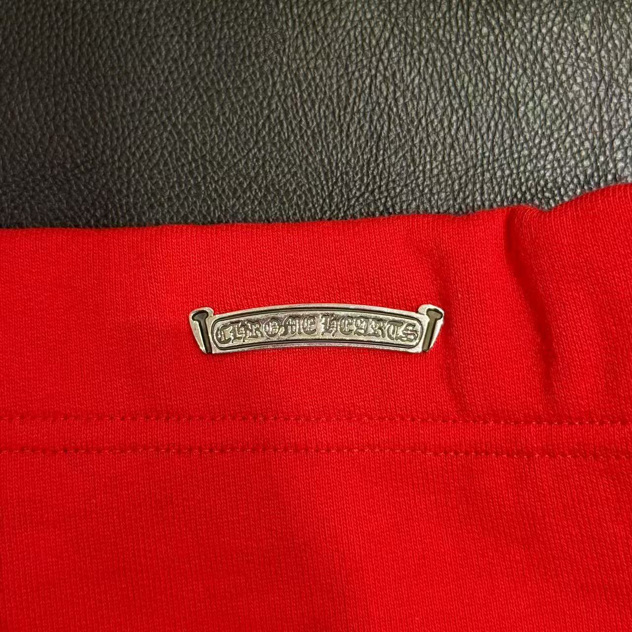 Chrome Hearts Belt Loop Shorts In Red
