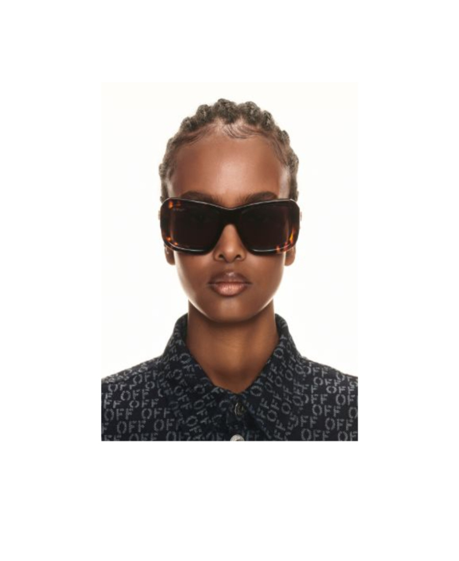 Shop Off-white Verona Square-frame Sunglasses In Brown