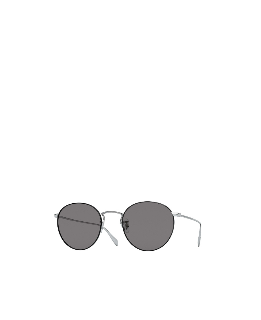 Oliver Peoples Round Frame Sunglasses In Gray