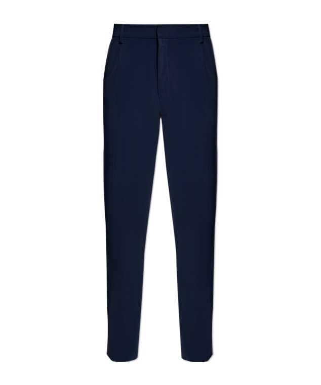 Shop Paul Smith Pressed Crease Tailored Trousers In Black
