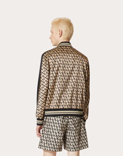 Valentino Viscose Jacket With All-over Toile Iconographe