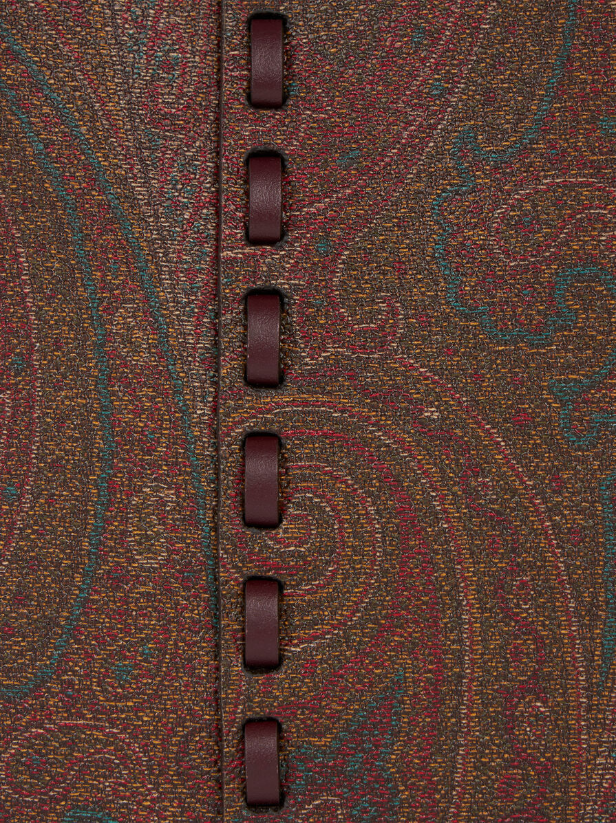 Etro Arnica 1984 Vulcano Paisley-print Shoulder Bag In Brown