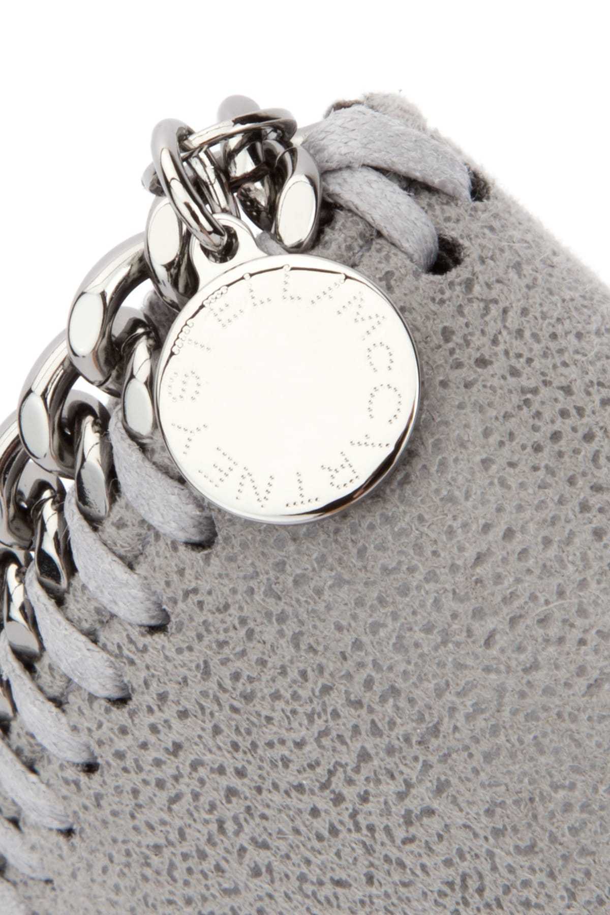 Stella Mccartney Falabella Continental Wallet In Gray