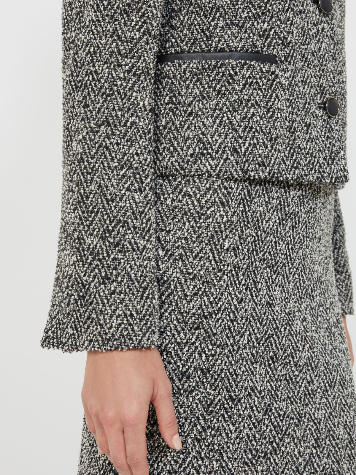 Max Mara Donald Cotton And Wool-blend Jacket In Gray