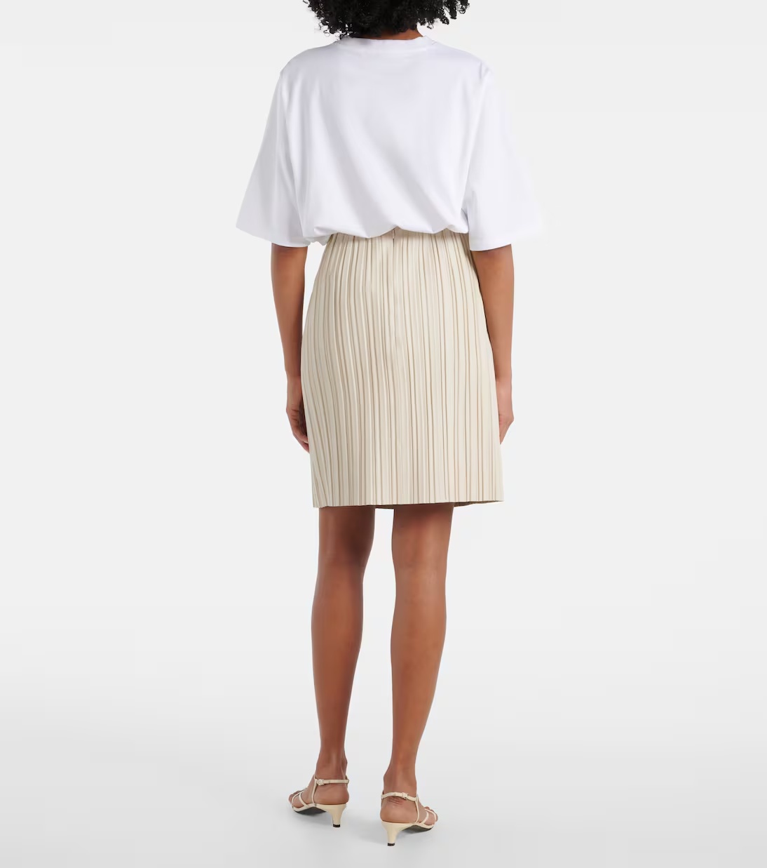 Rohe Pleated Skirt In Neutral