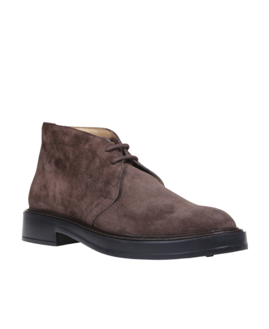 Tod's Suede Boots In Brown