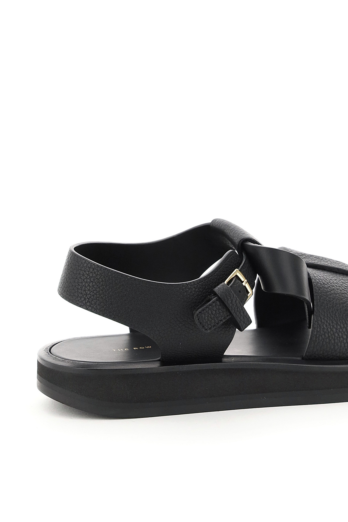 Shop The Row Fisherman Strappy Sandals In Black