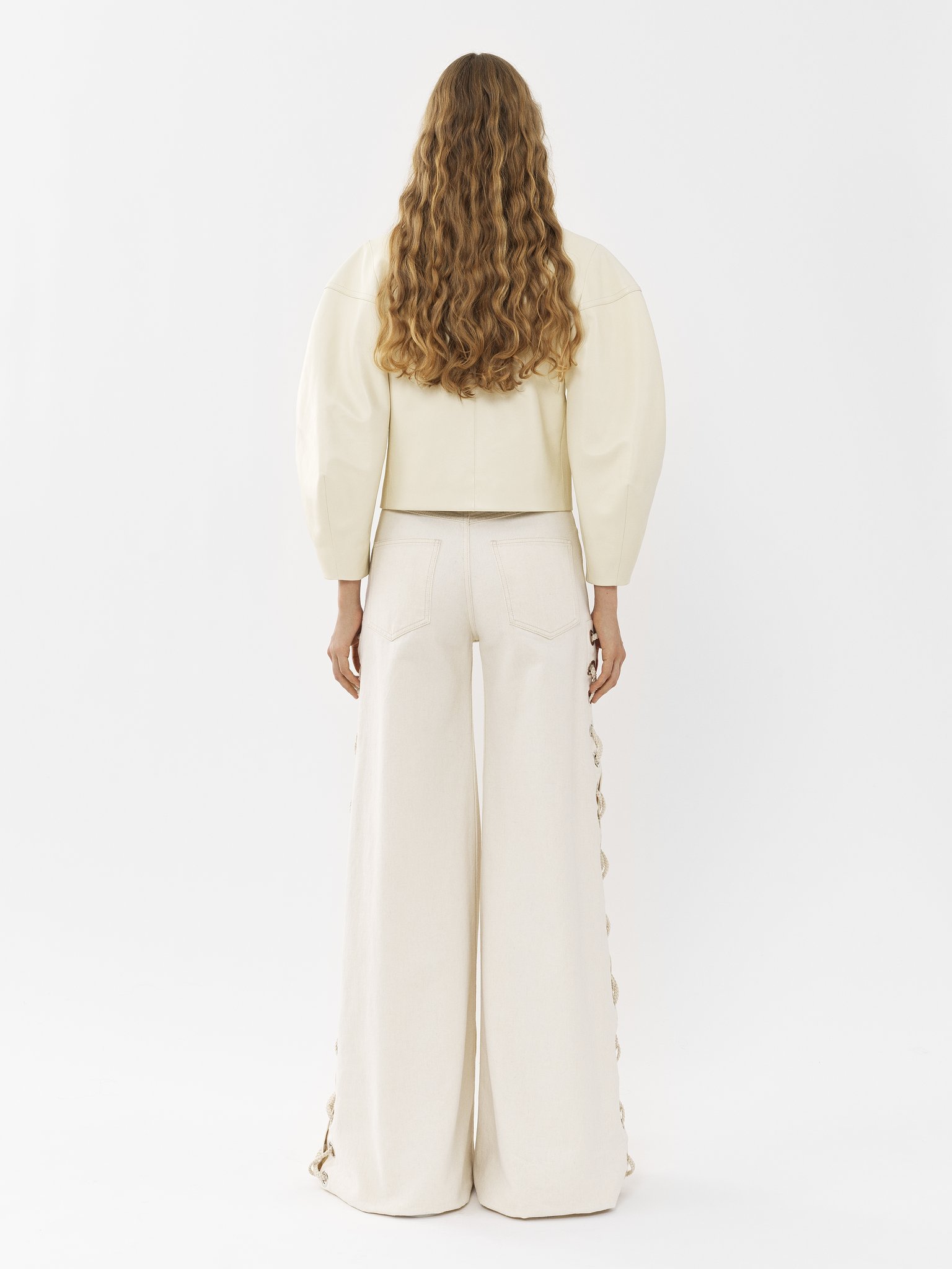 Chloé Long-sleeved Jacket In White