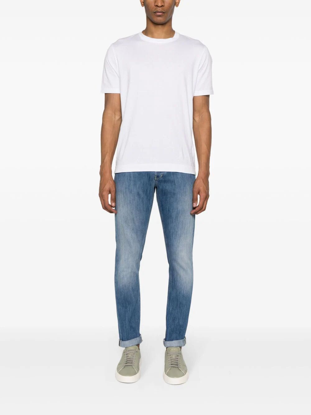 Dondup George Mid-rise Skinny Jeans In Blue