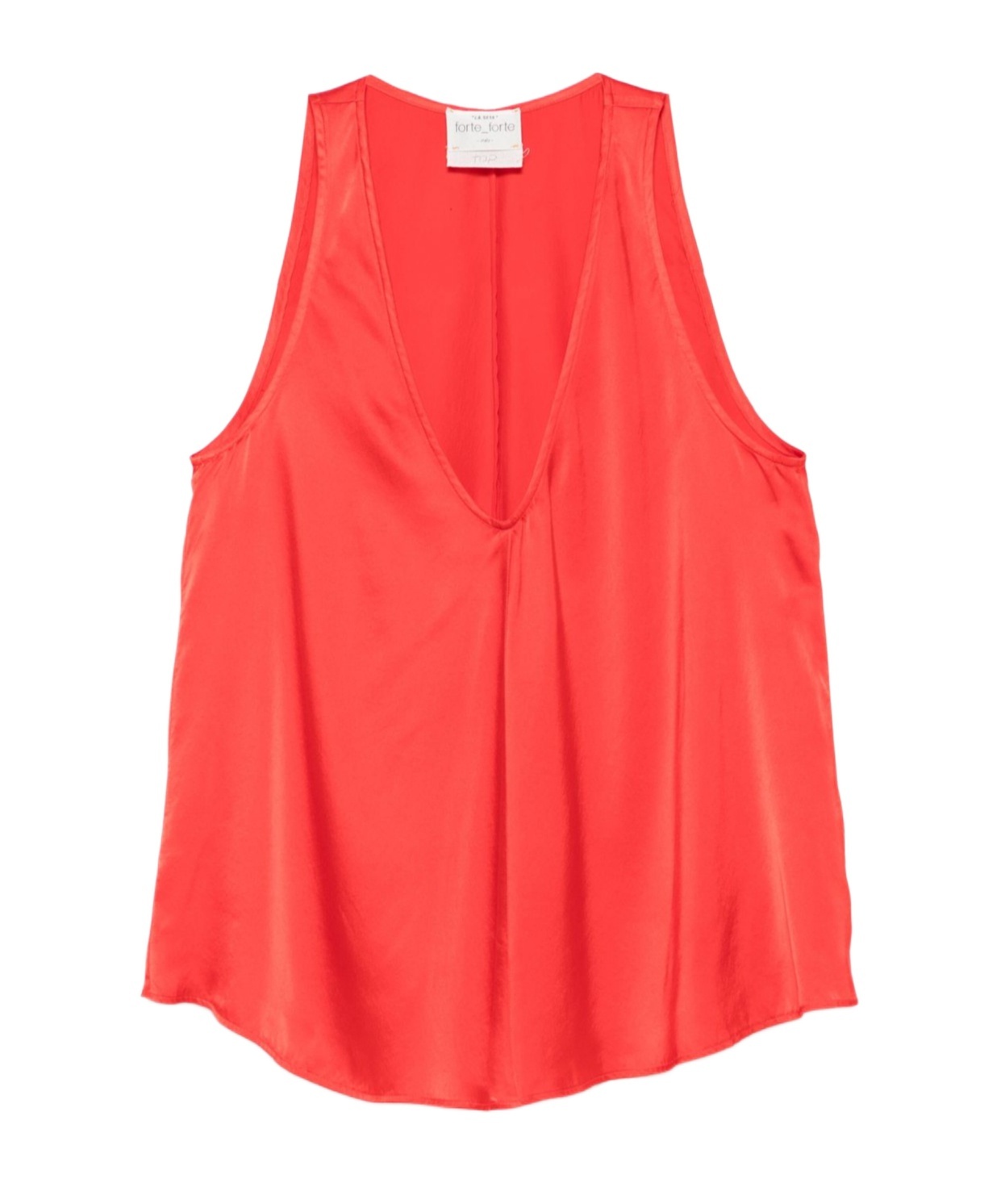 Shop Forte Forte Elegant V-neck Top In Silk