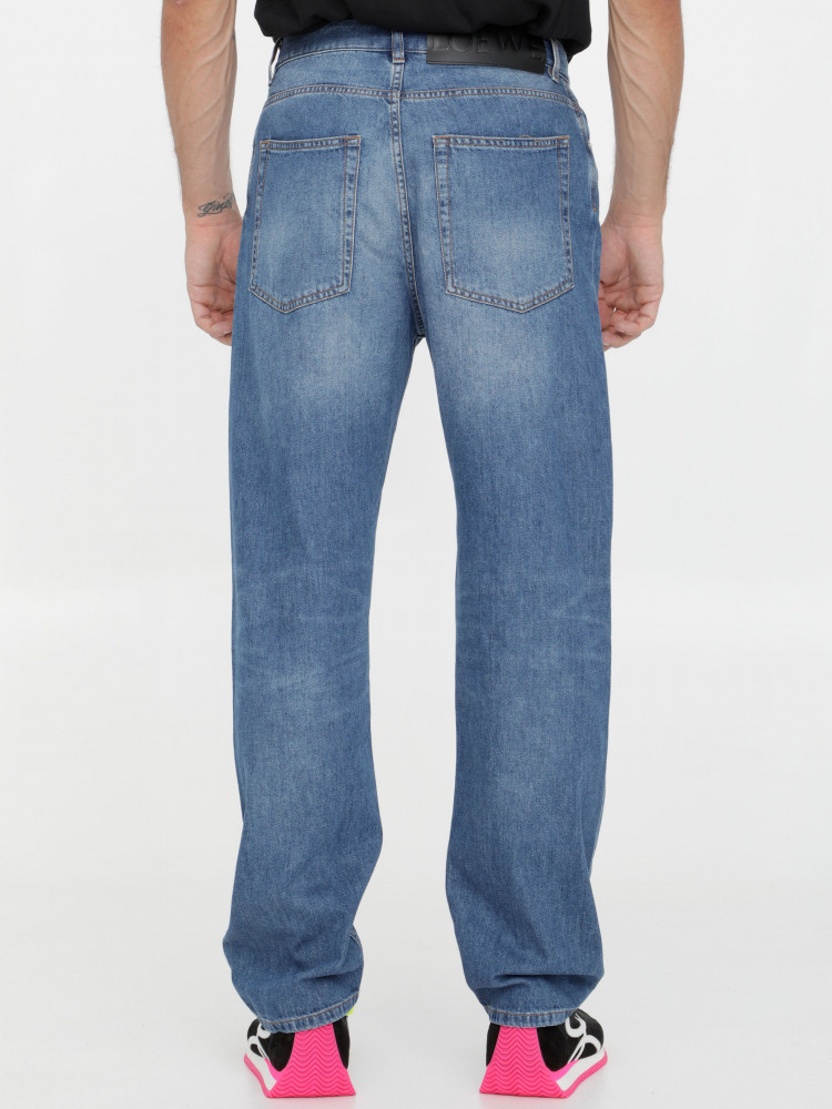 LOEWE JEANS IN WASHED DENIM