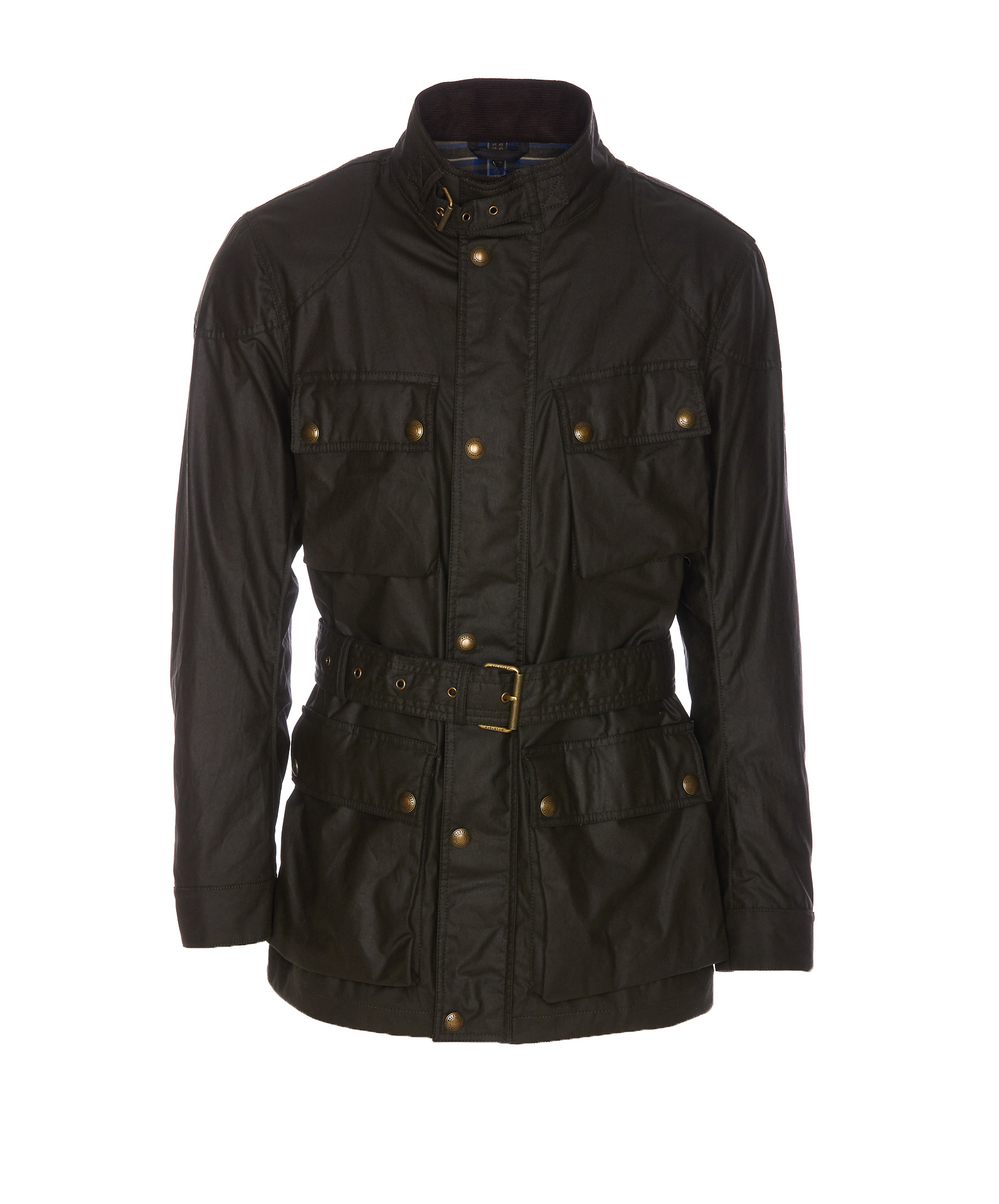 Belstaff Trialmaster Motorcycle Jacket In Green