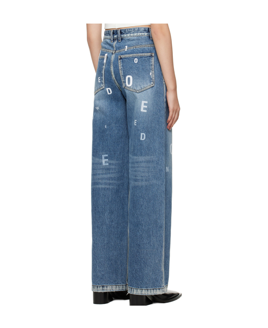 WE11 DONE LOGO JEANS