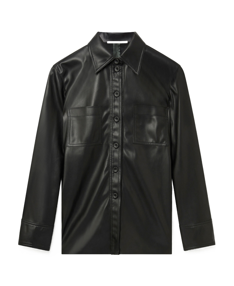 Stella Mccartney Alter Mat Long-sleeve Shirt In Black