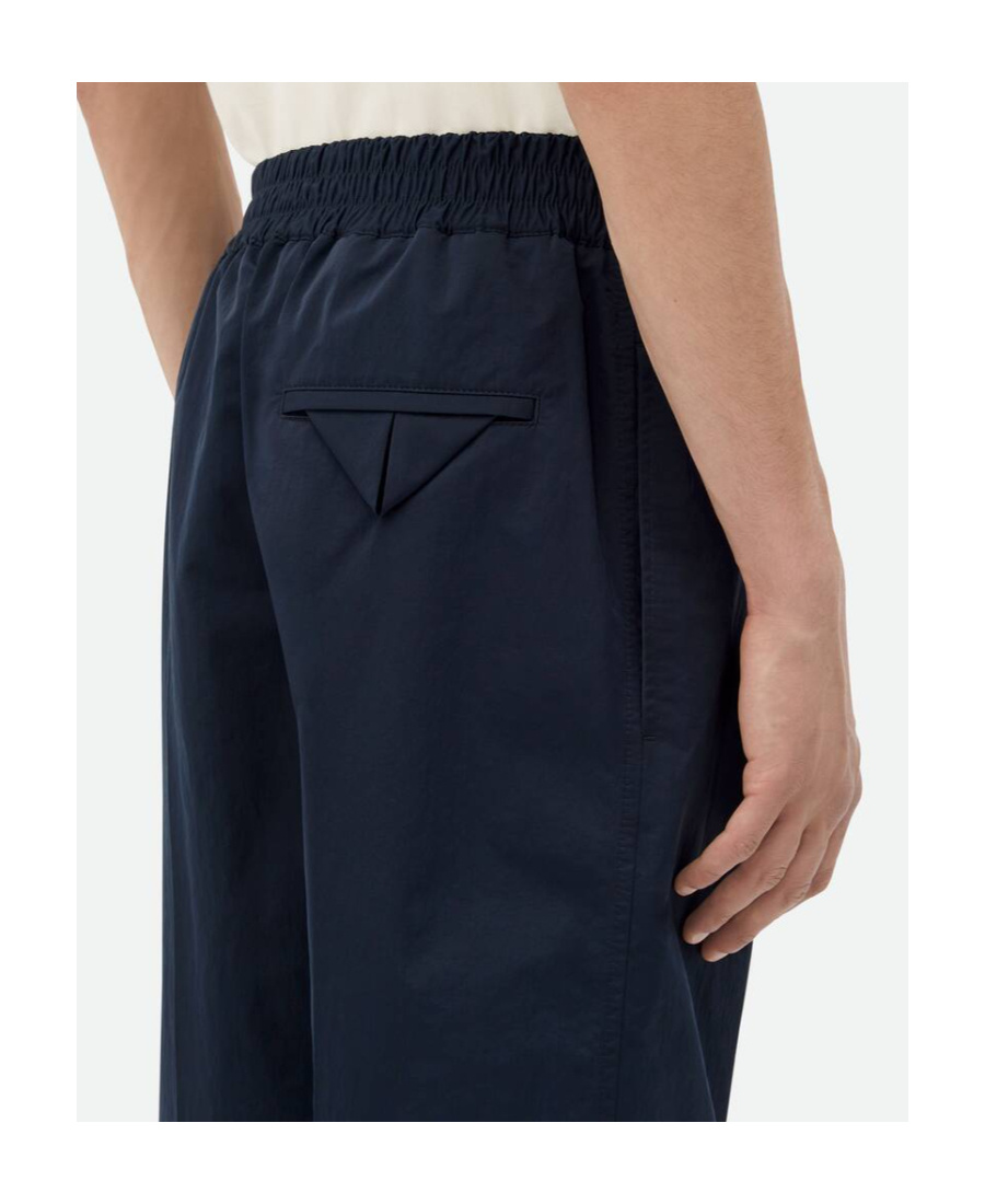 Bottega Veneta Elasticated-waistband Trousers In Black