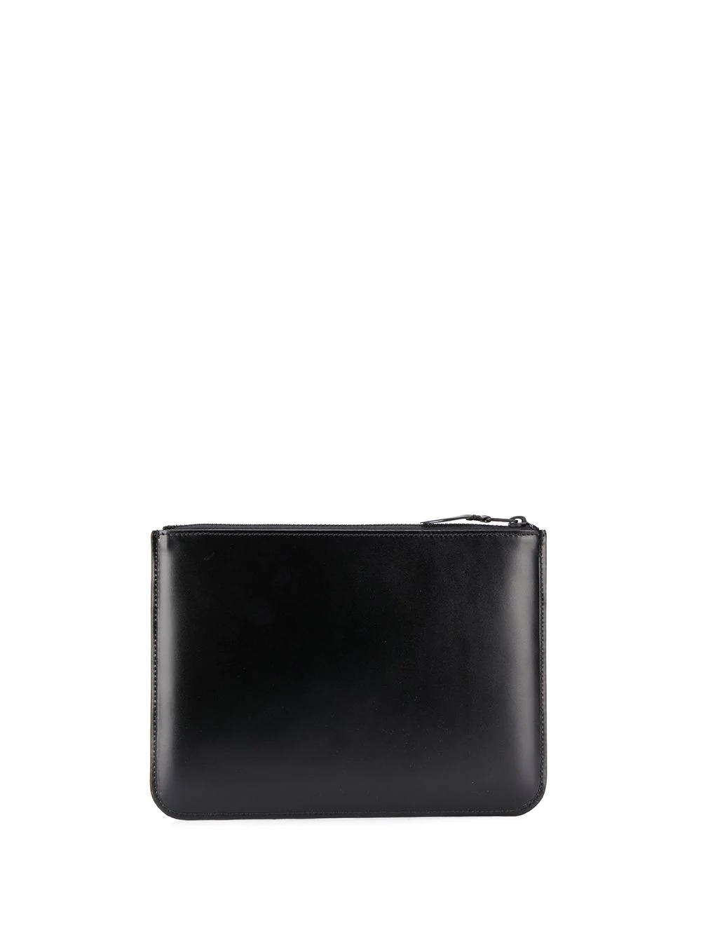 Comme Des Garçons Embossed Logo Wallet In Black