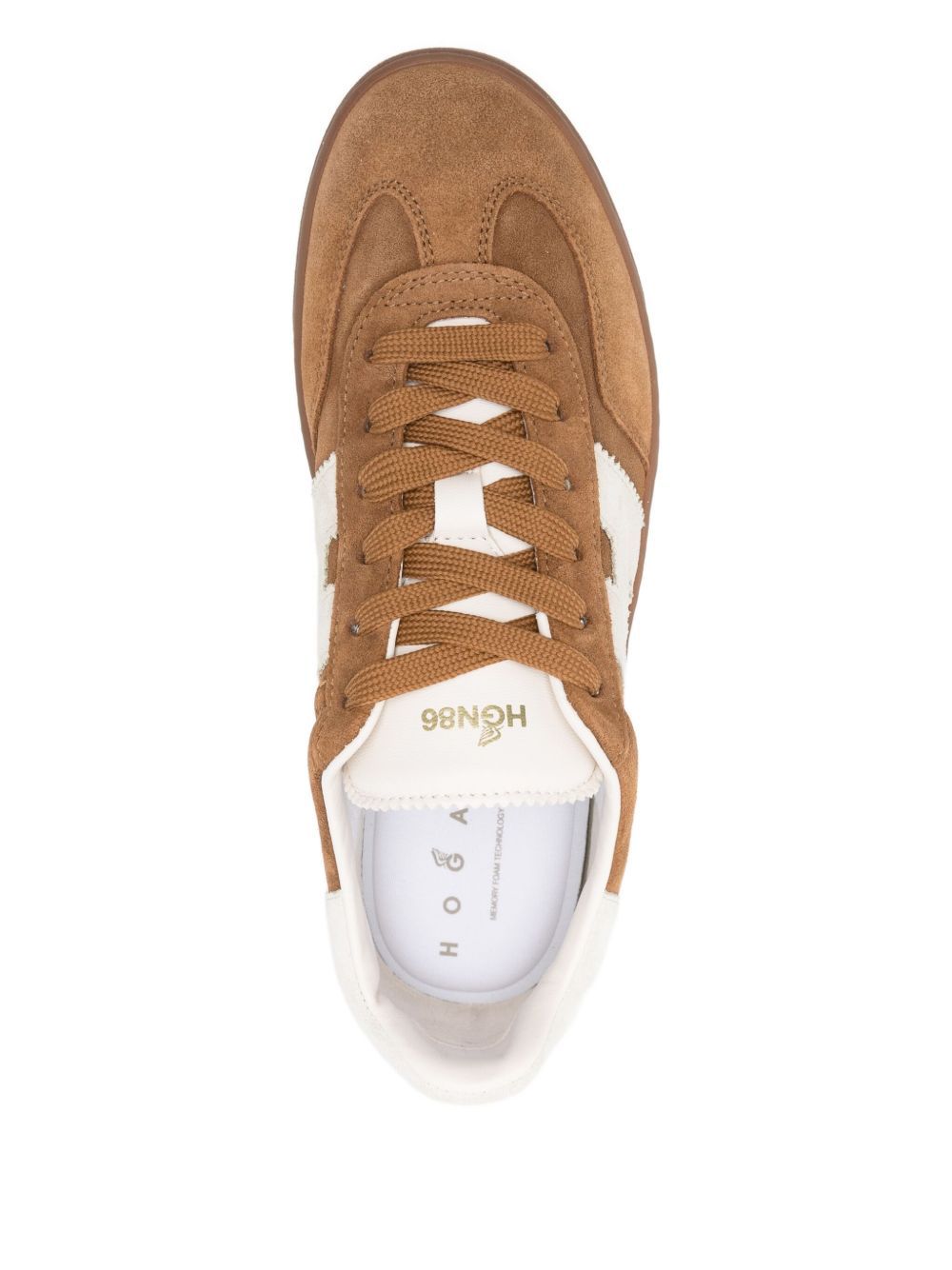 Hogan Cool Beige Suede Sneakers In Brown