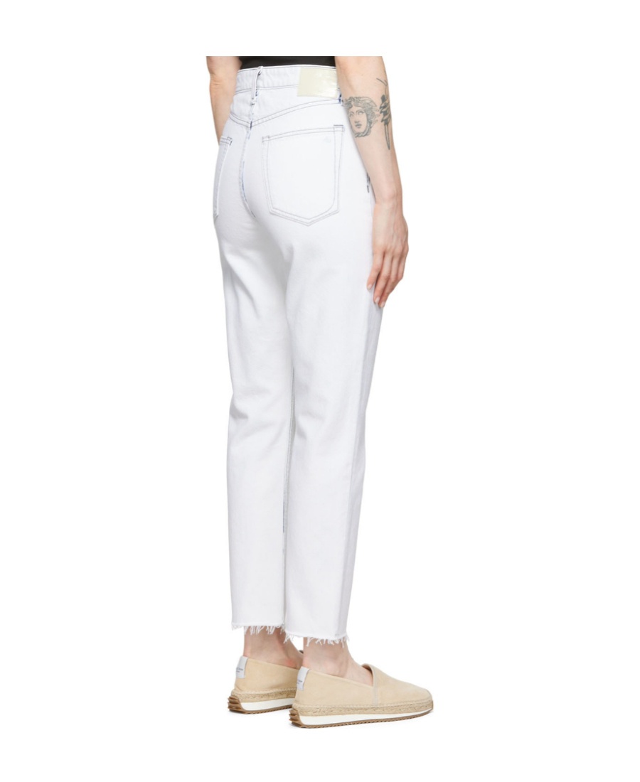 Rag & Bone Logo Jeans In White