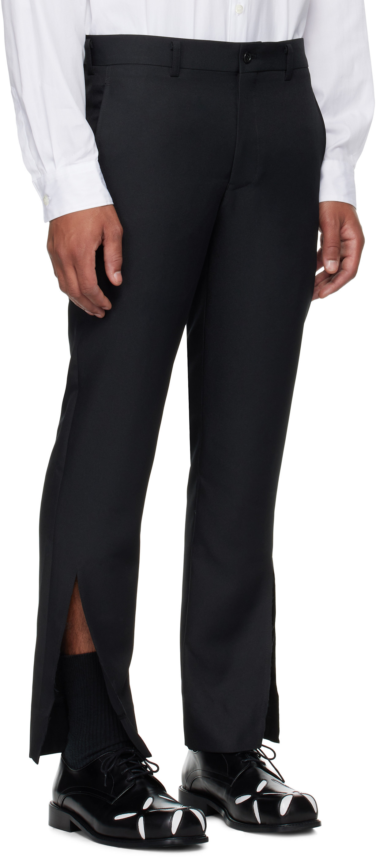 COMME DES GARÇONS BELT LOOPS SLACKS