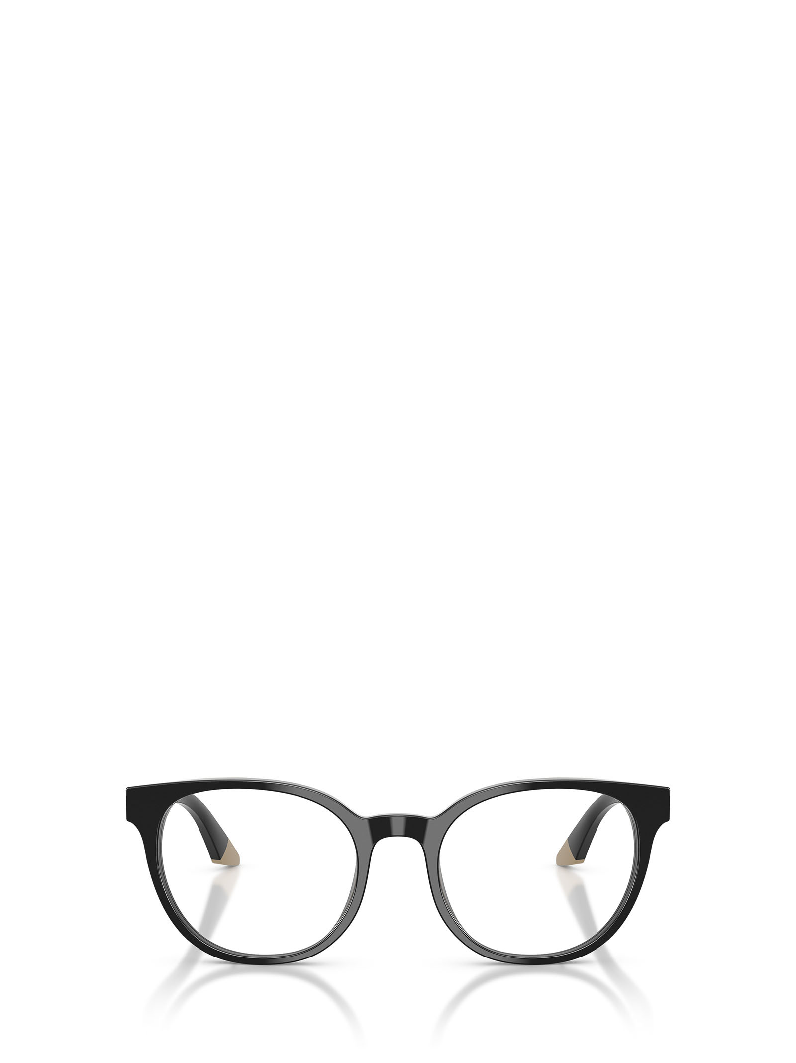 Emporio Armani Full Frame Plain Mirror In Black