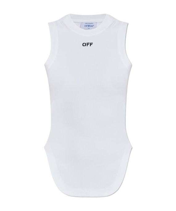 Off-white Crew Neck Vest In White