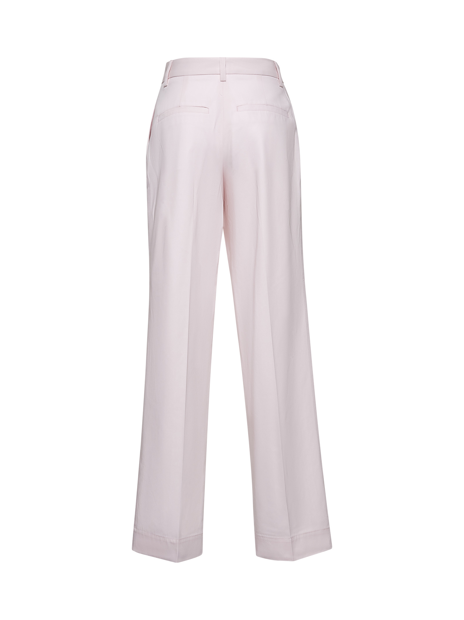 Totême Pink Slanted Pocket Trousers In White