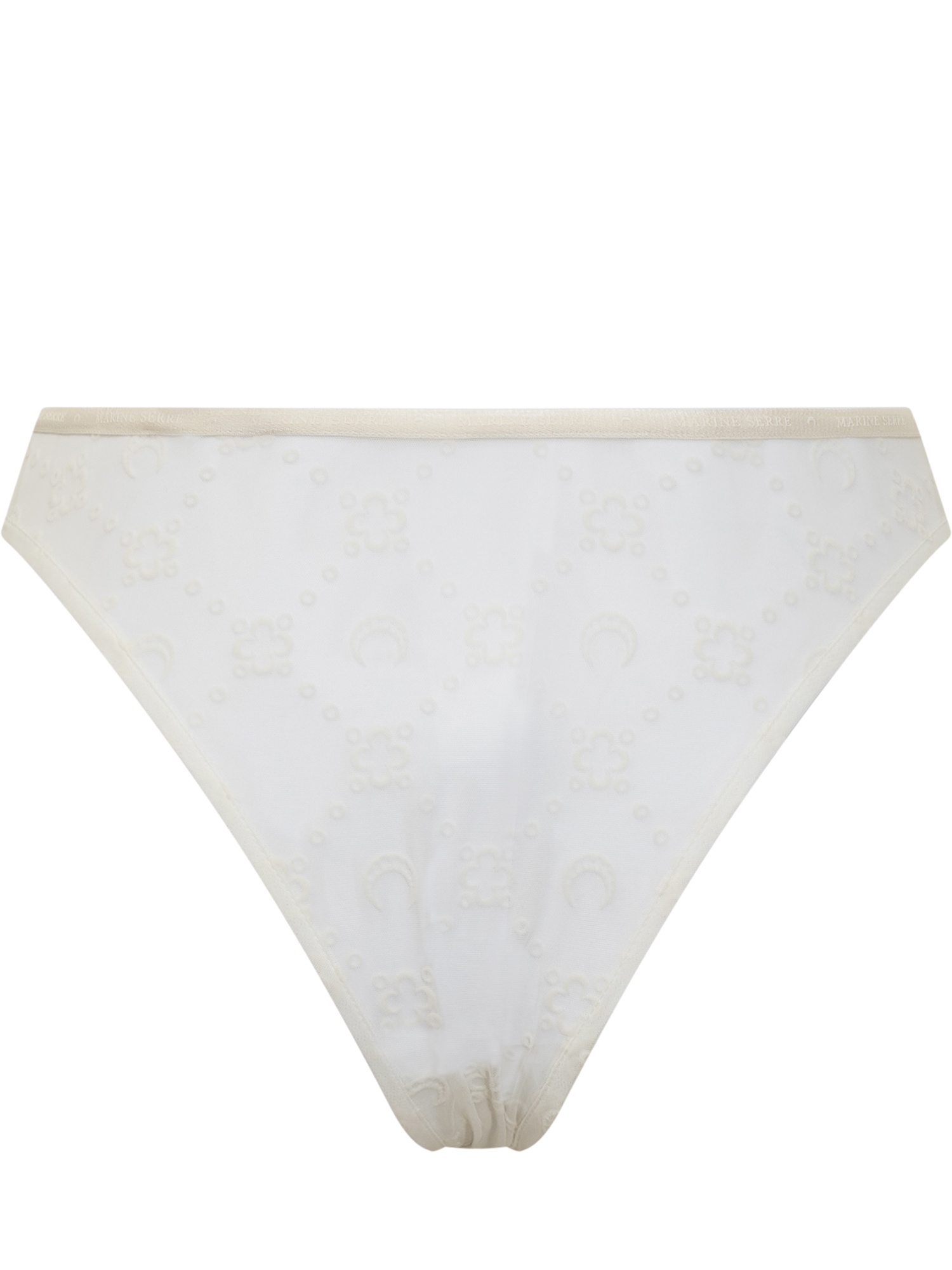 Marine Serre Monogram Jacquard Mesh Briefs