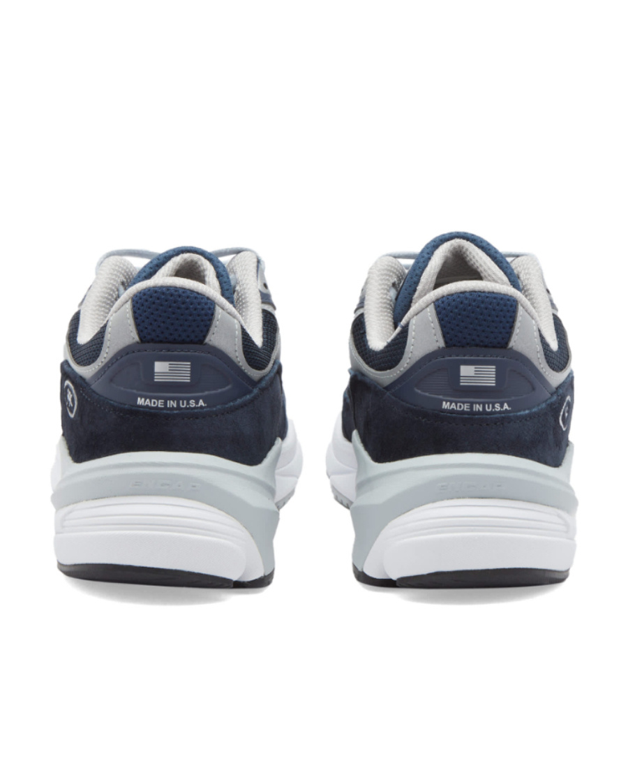 New Balance Printed Suede Mesh Sneakers With Cushioned Sole In Black