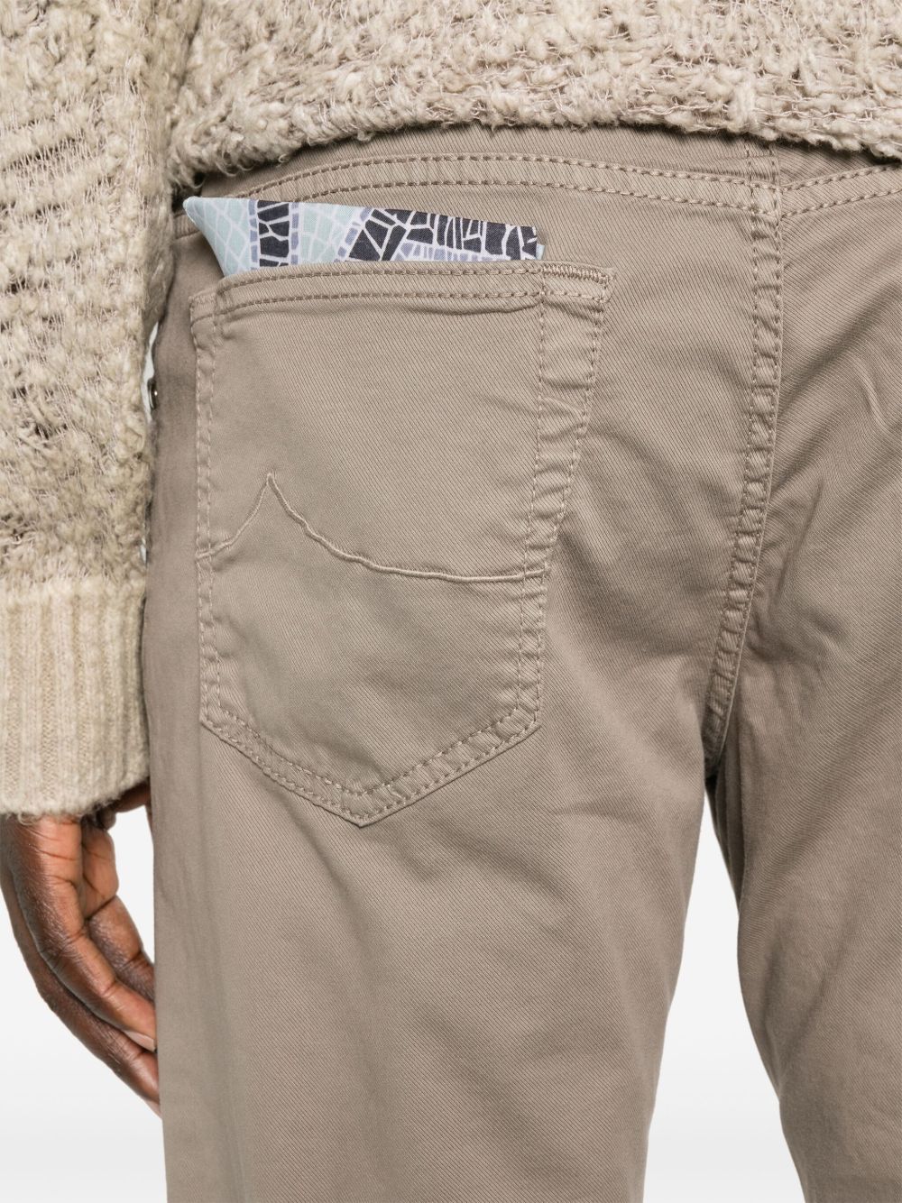 Jacob Cohen Belt-loop Jeans In Nude