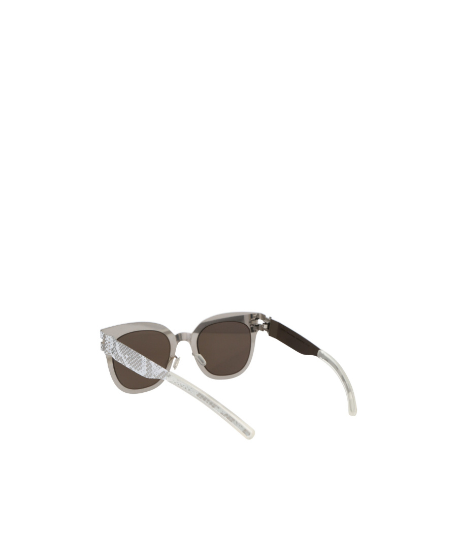 Mykita Python-print Wayfarer-frame Sunglasses In Gray