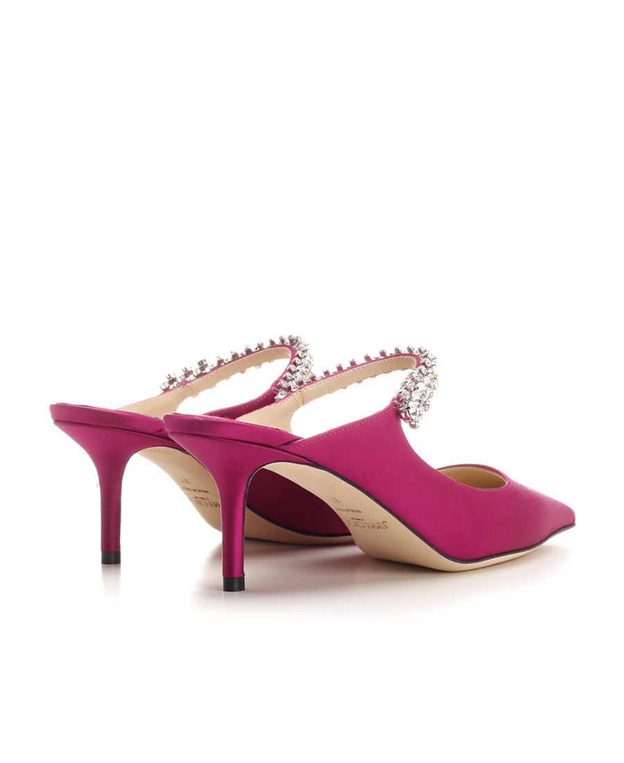Jimmy Choo Croc-embossed Leather Bing 65 Mules In Red