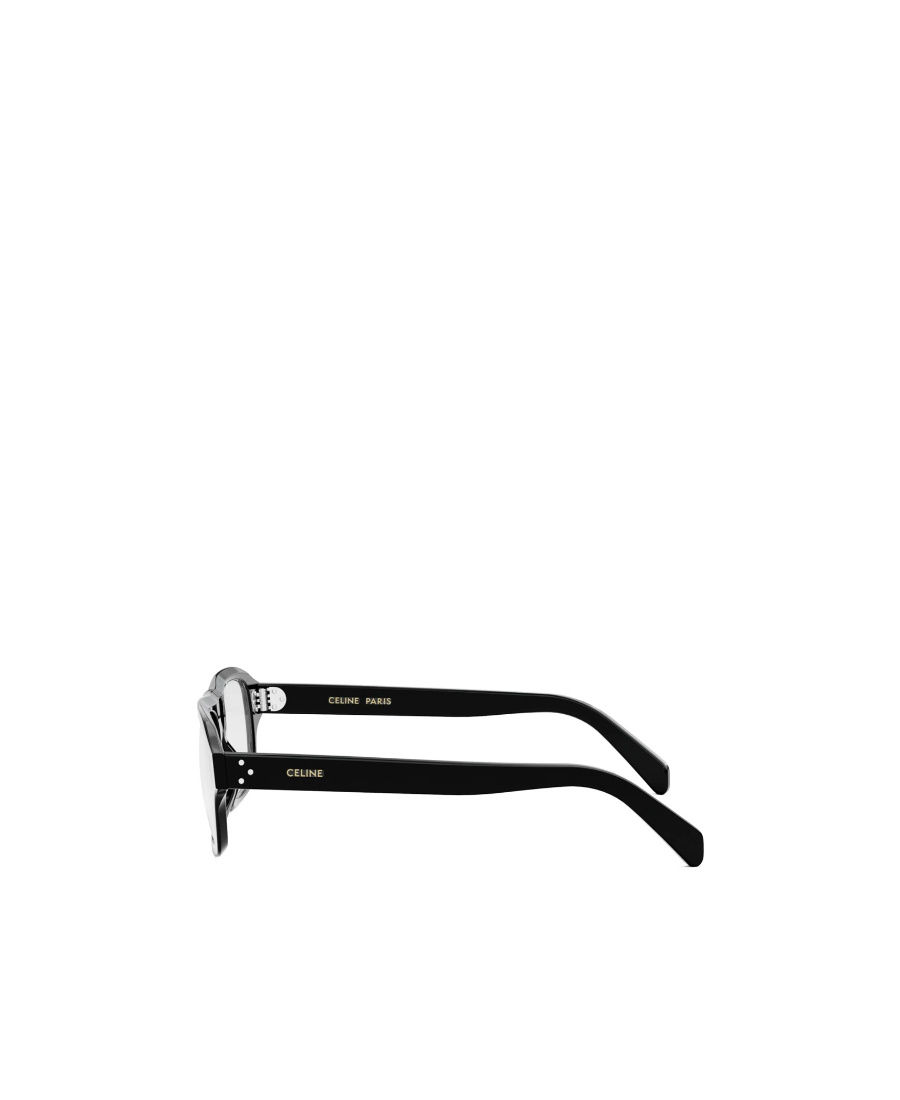 Celine Geometric Frame Flat Mirror In Black