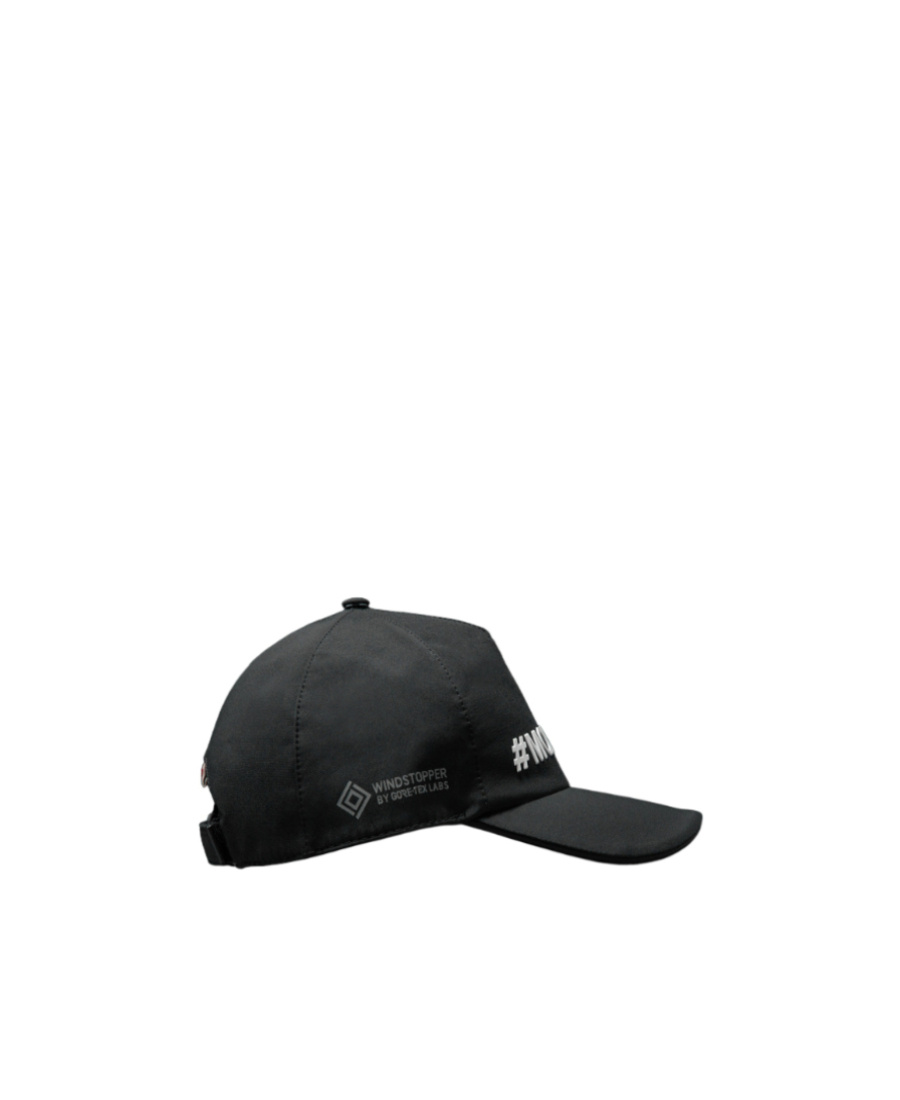 Moncler Logo-embossed Curved-peak Cap In Black