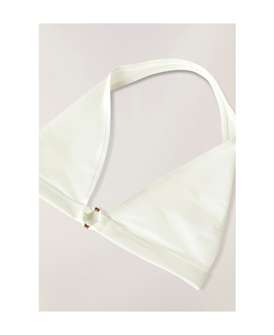 Loro Piana Ocean Triangle Bikini In White