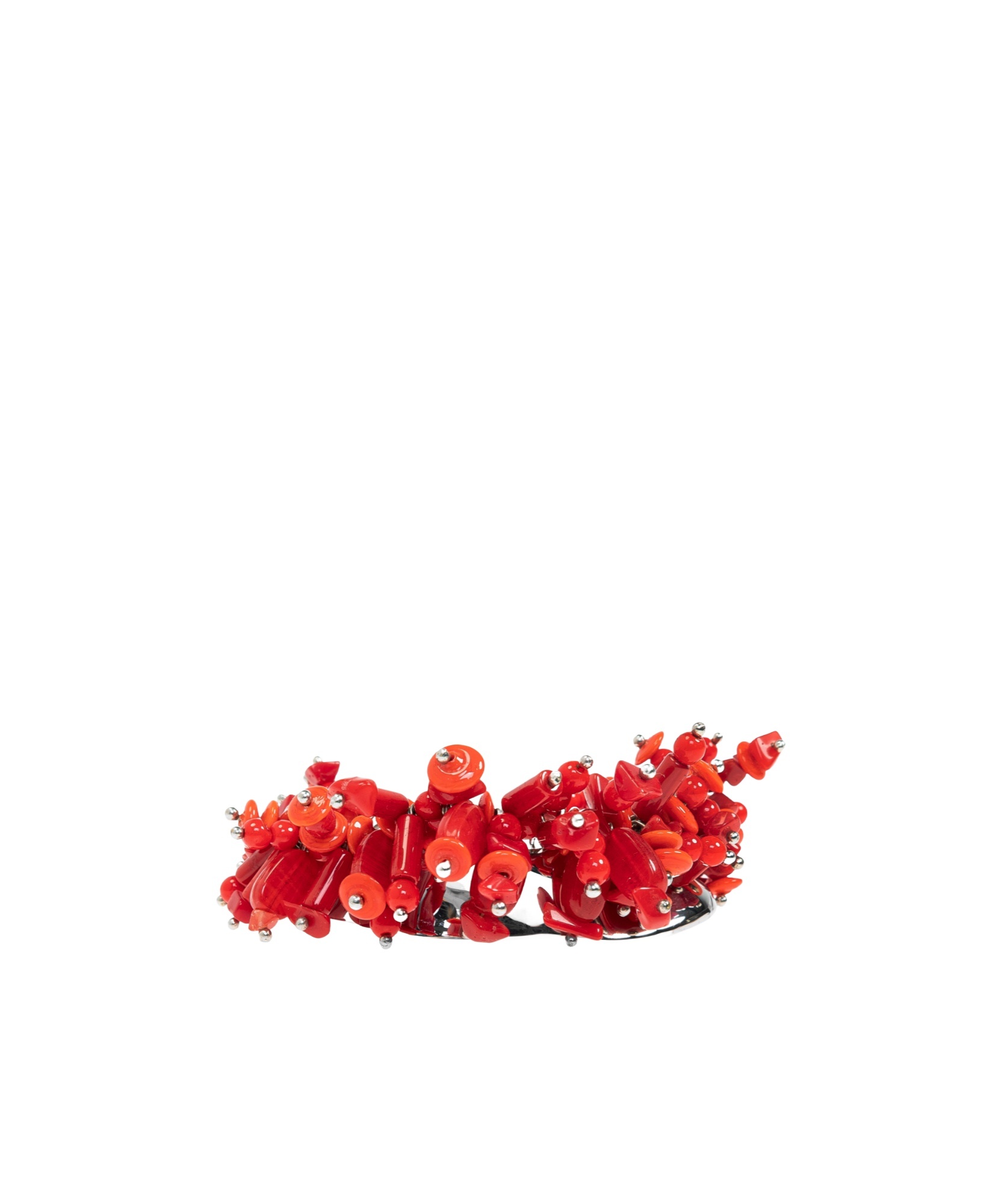 Dries Van Noten Coral Design Bracelet In Red