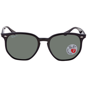 Ray Ban Logo Sunglasses In Green