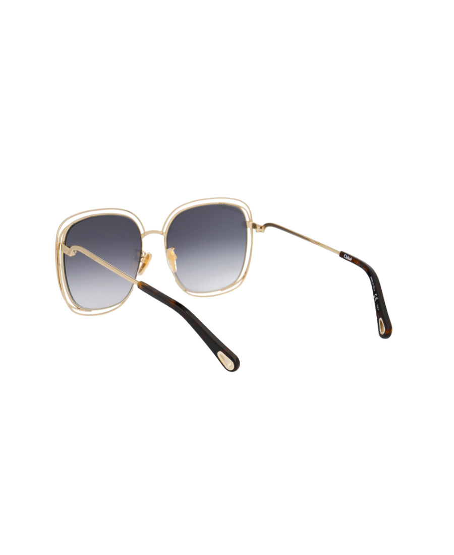 Chloé Oversize Frame Sunglasses In Gray