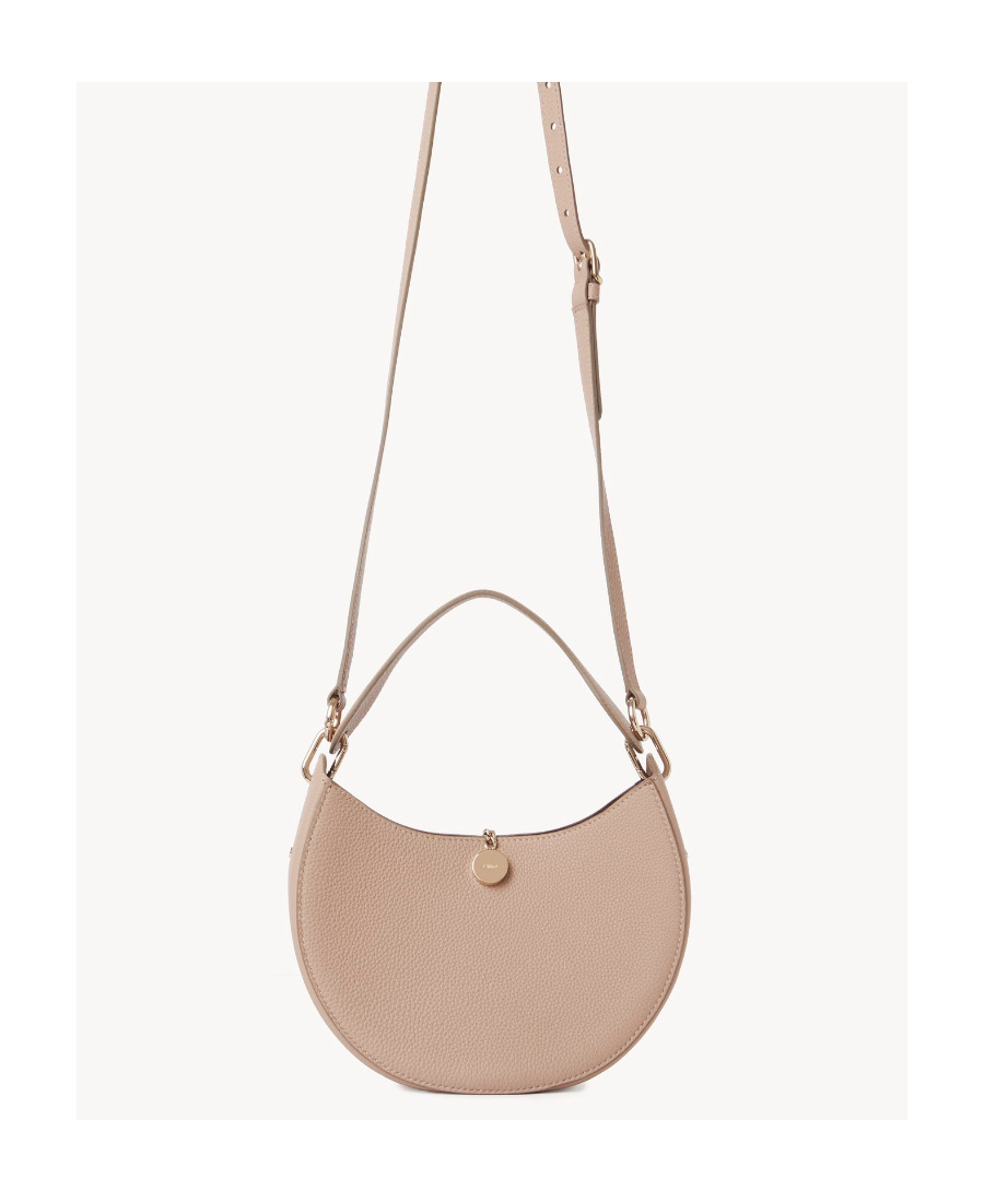 Chloé Arlene Leather Bag In Nude