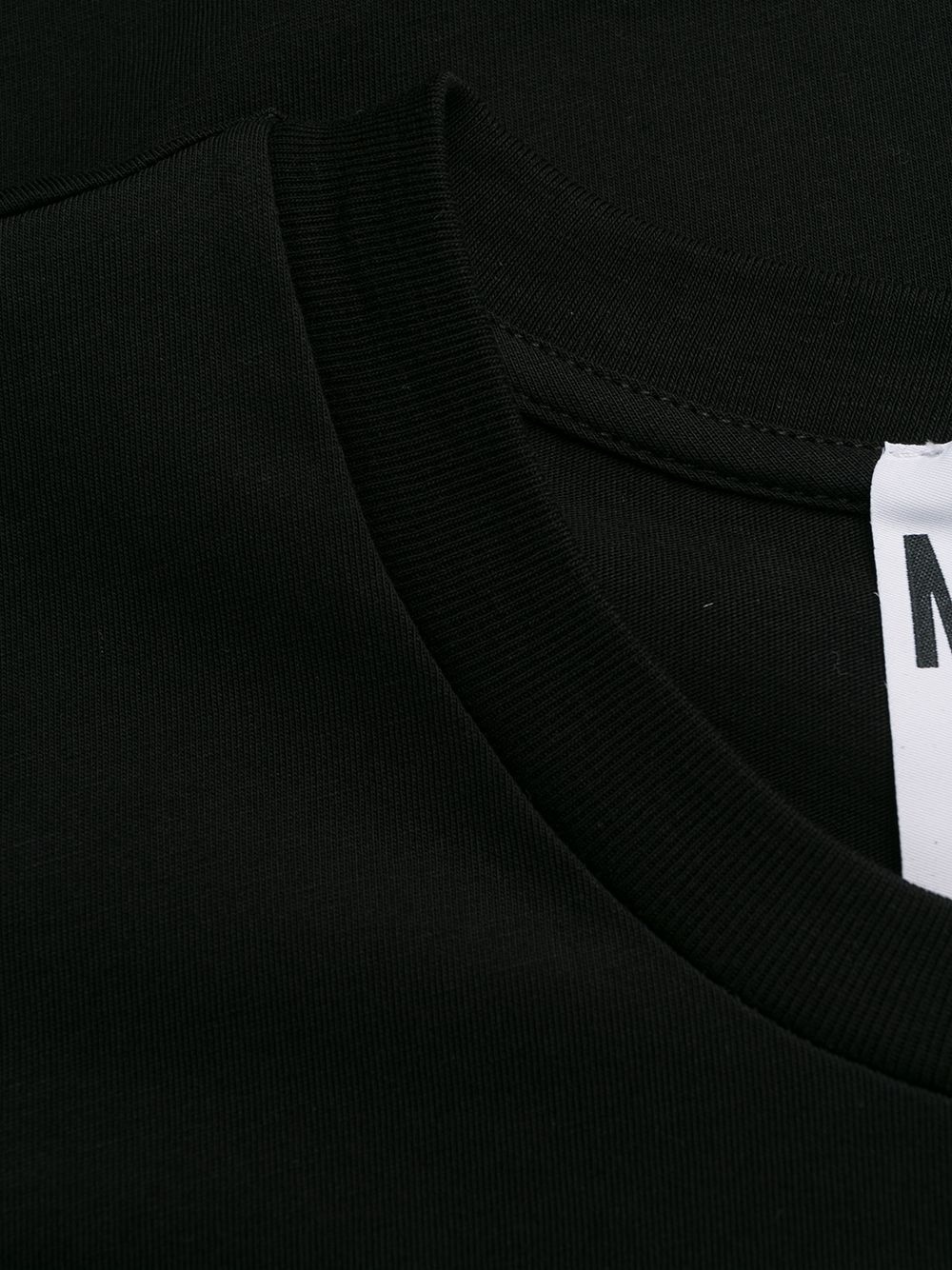 Moschino Graphic Printed Oversized T-shirt In Black