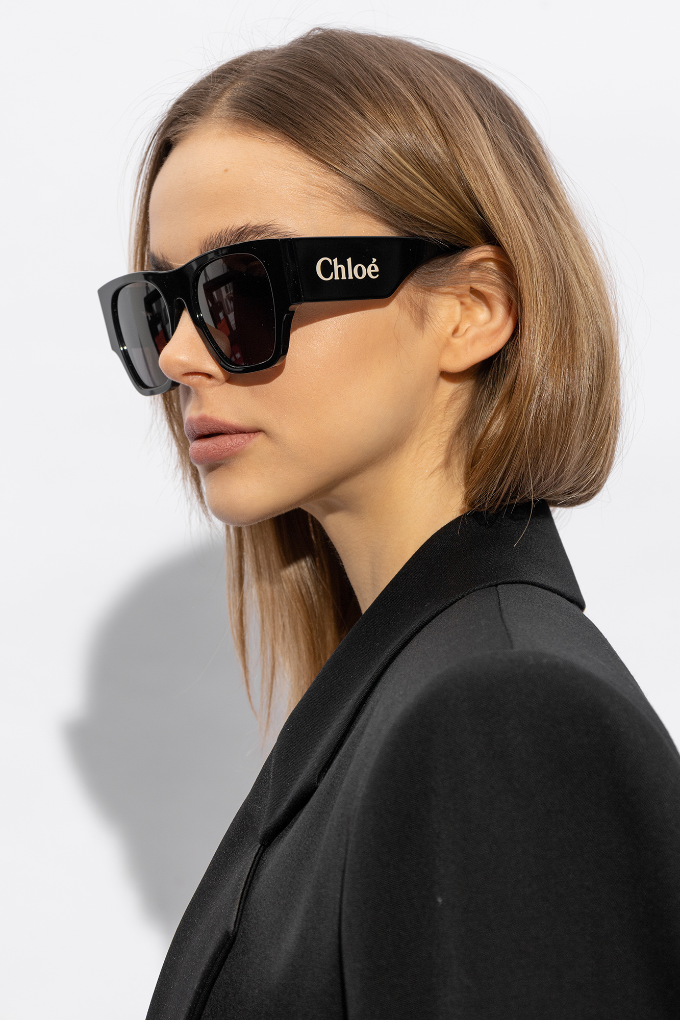 サングラス Chloe Oversized Sunglasses Chloé Oversized Square Metal Sunglasses | Liberty