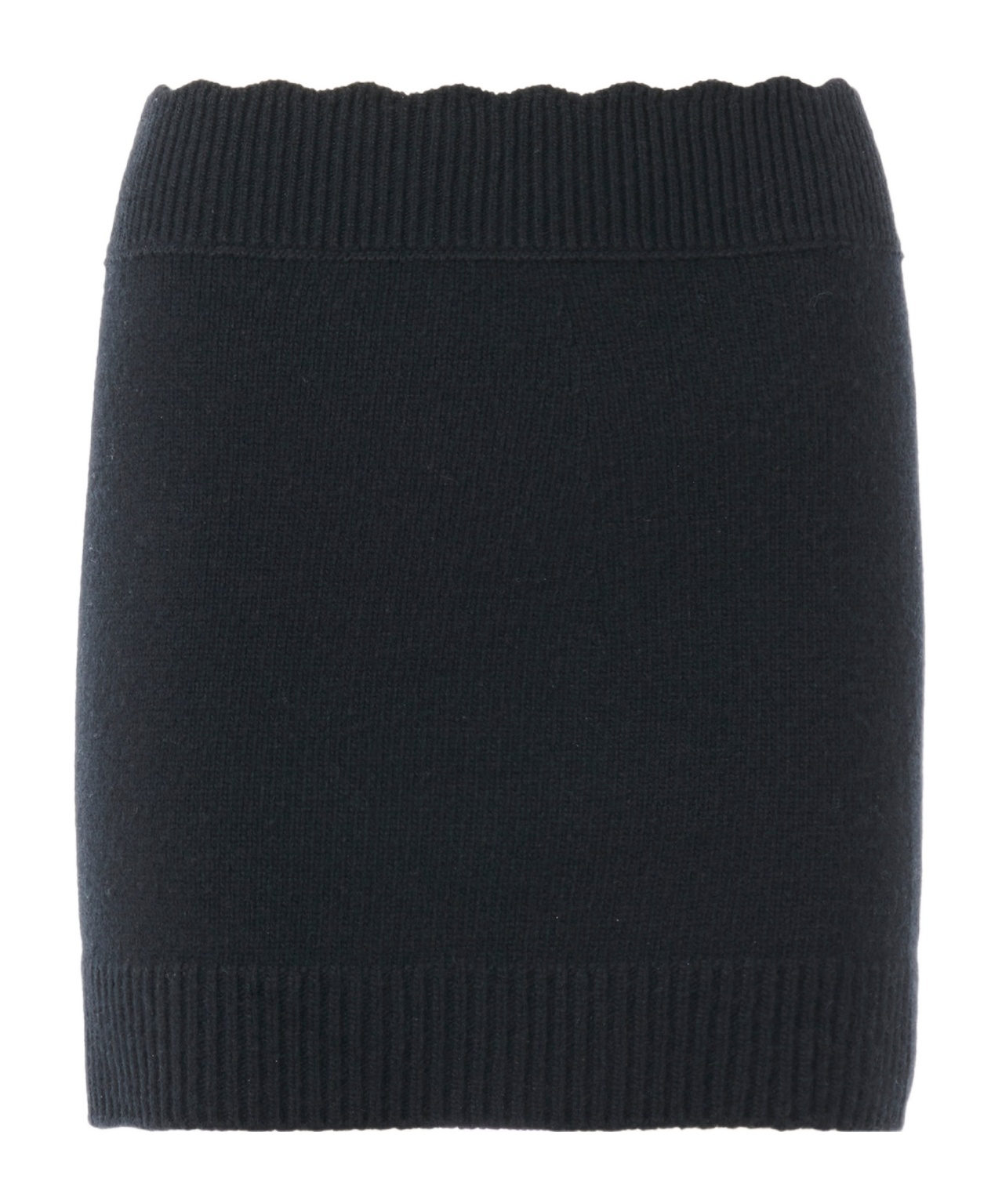 Chloé Wool And Cashmere Knitted Slim-fit Mini Skirt In Multi