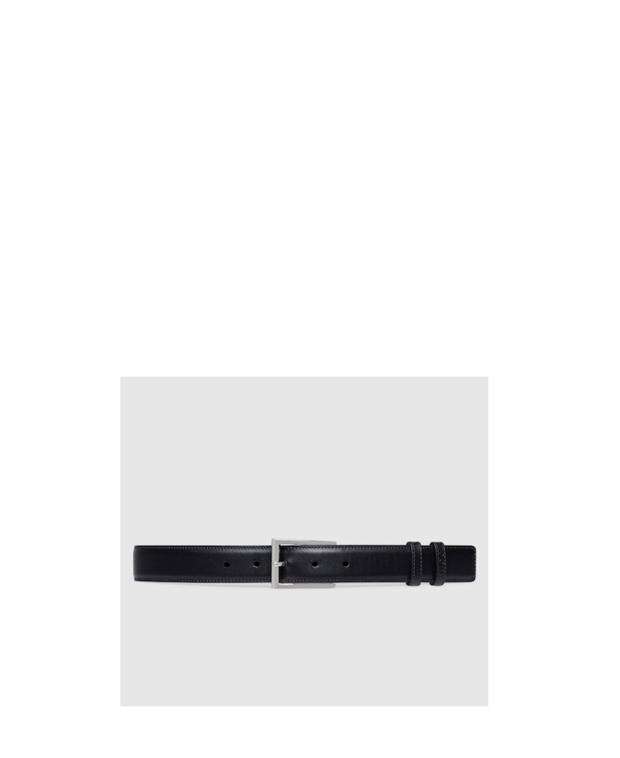 Gucci Gg Supreme Canvas Reversible Belt In Black