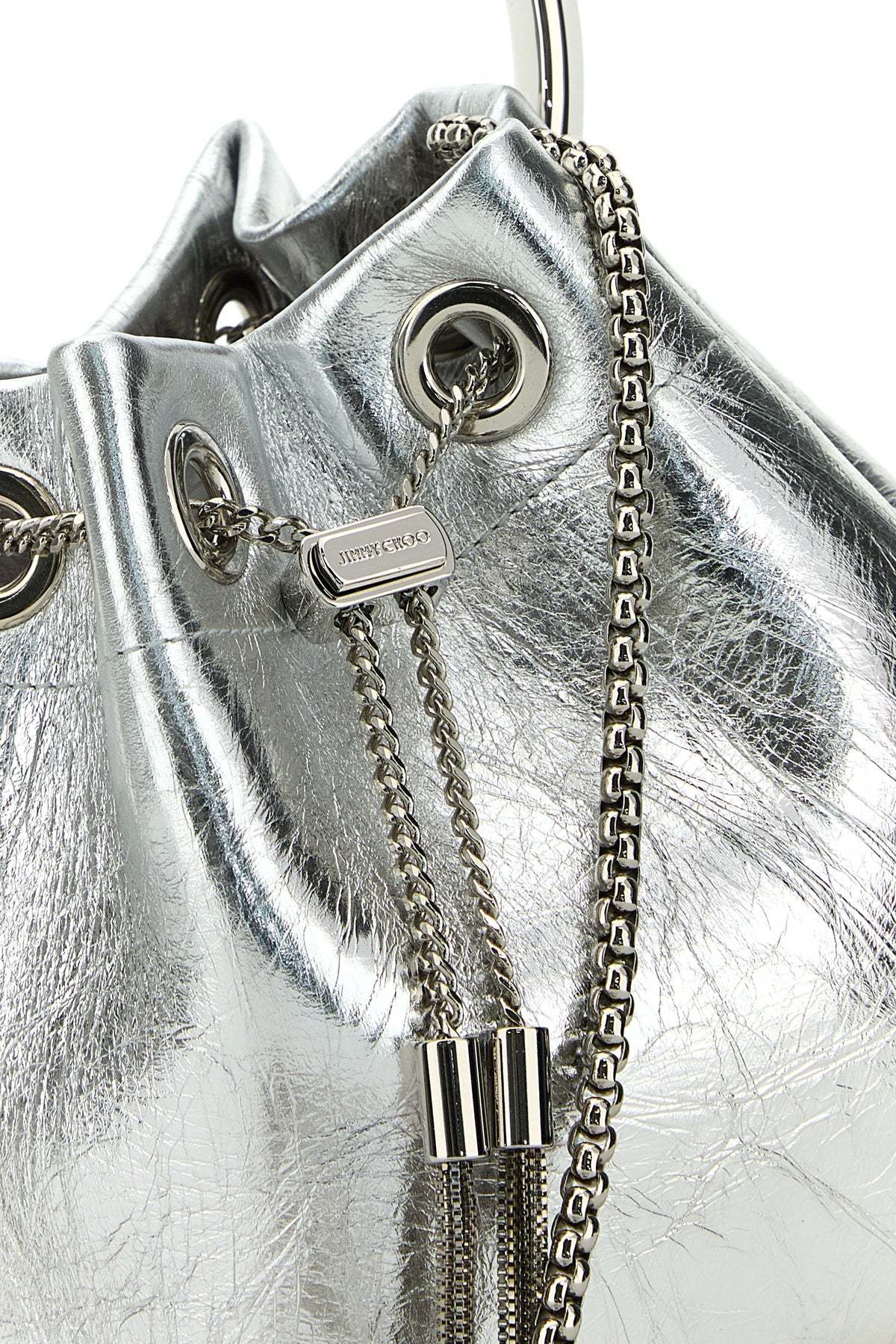 Jimmy Choo Round Handle Leather Handbag