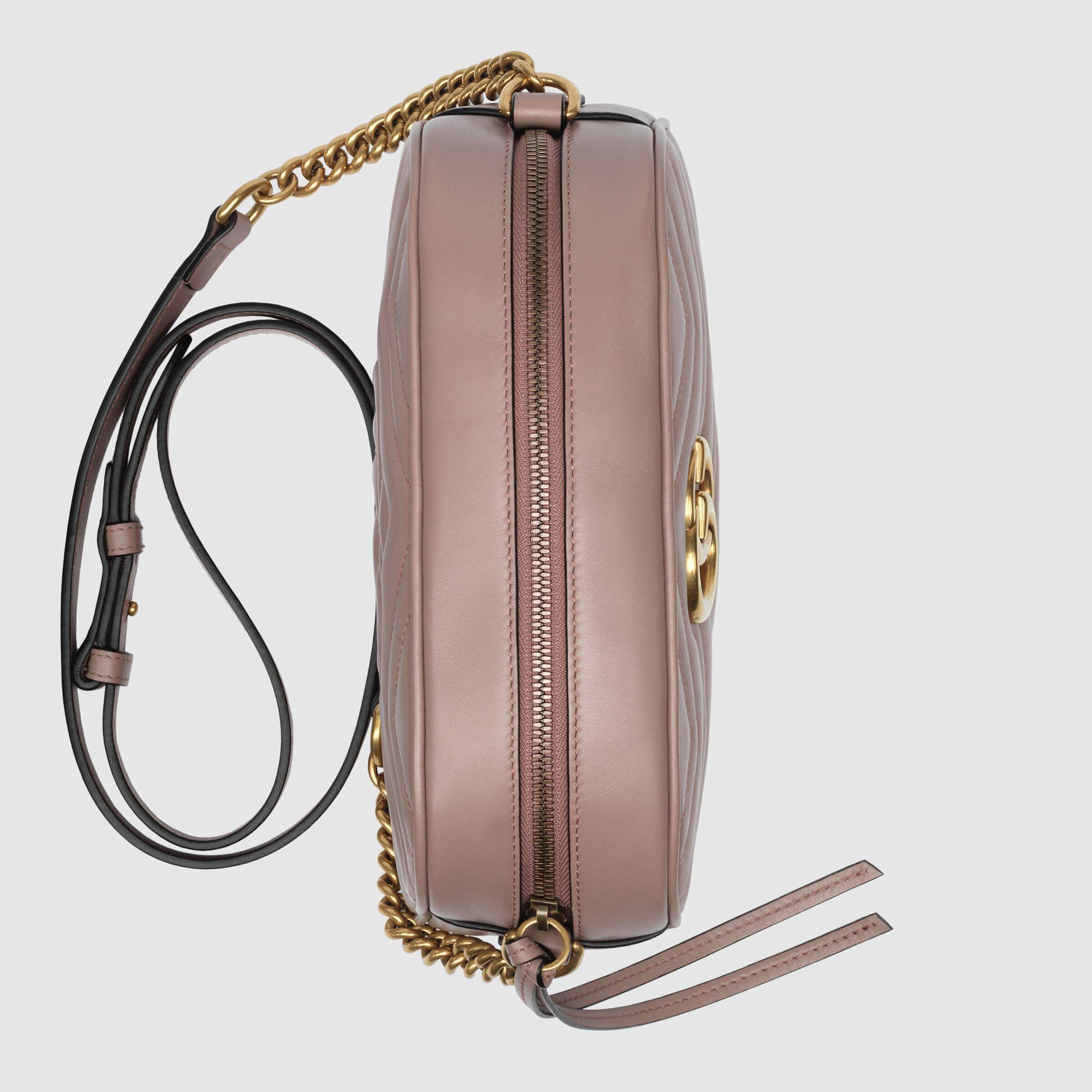 Gucci Gg Marmont Small Crossbody Bag In Pink