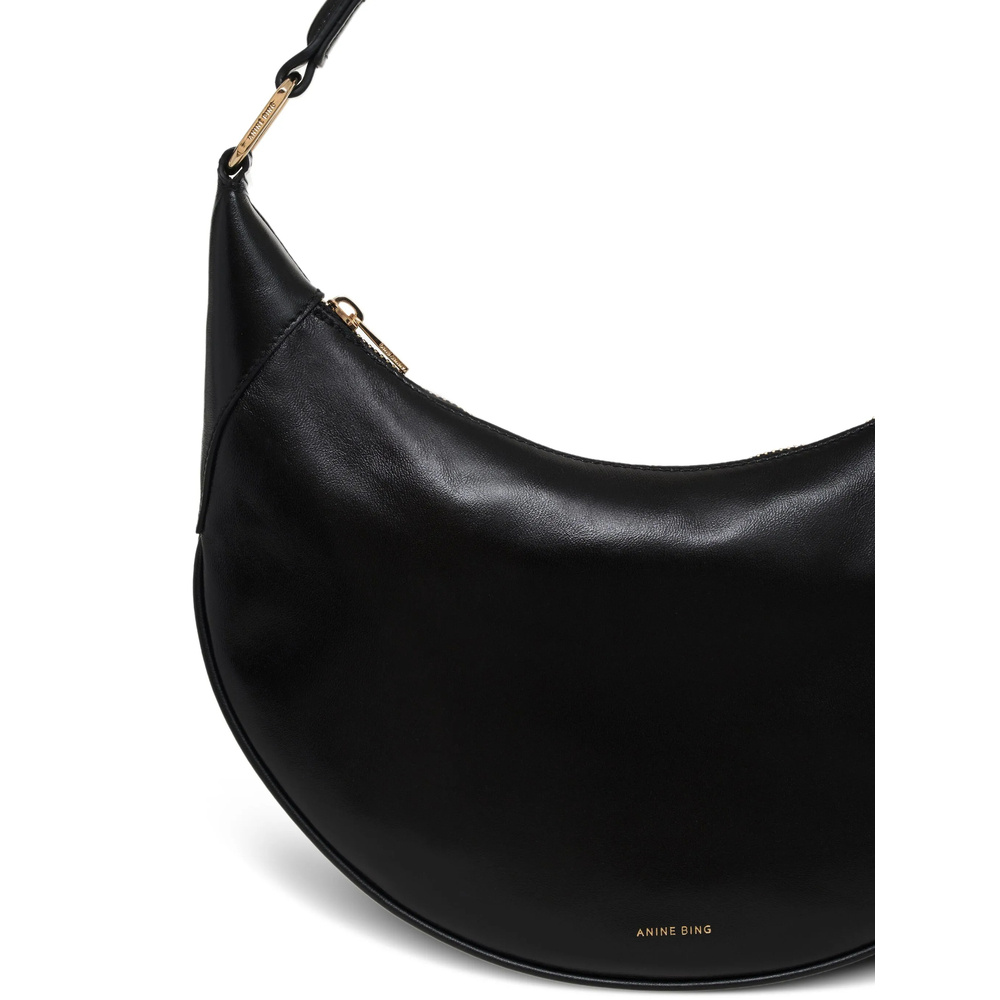 Shop Anine Bing Kate Shoulder Bag In Black